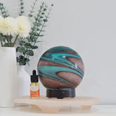 Ultrasonic Diffuser - Glass Sphere Teal
